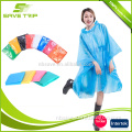 Corful rain poncho supprier disposable women fashionable raincoat